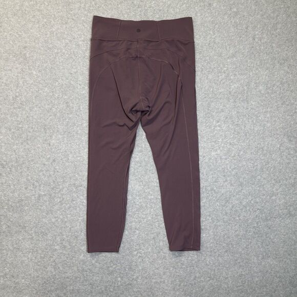 Athleta Formation 7/8 Tight Legging Medium High Rise Sheer Panel Volcanic Violet - Picture 8 of 15